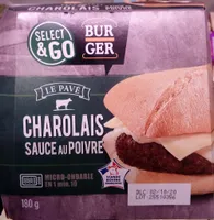 Burger pavé Charolais sauce au poivre