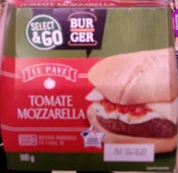 Burger pavé tomate mozzarella