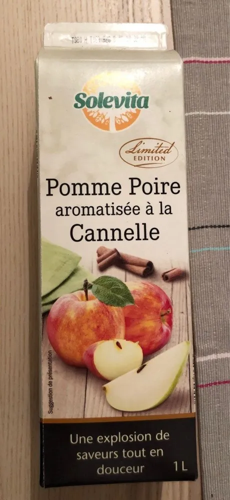 Pomme poir aromatisée a la canelle