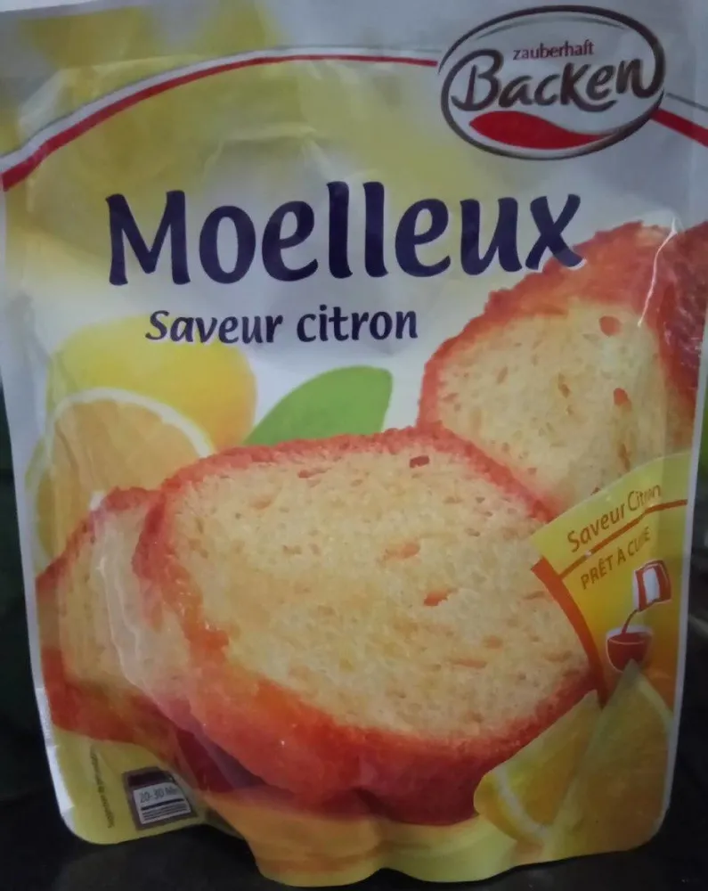 Moelleux saveur citron