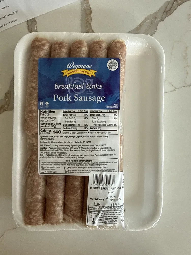 Breakfast Links Pork Sausage