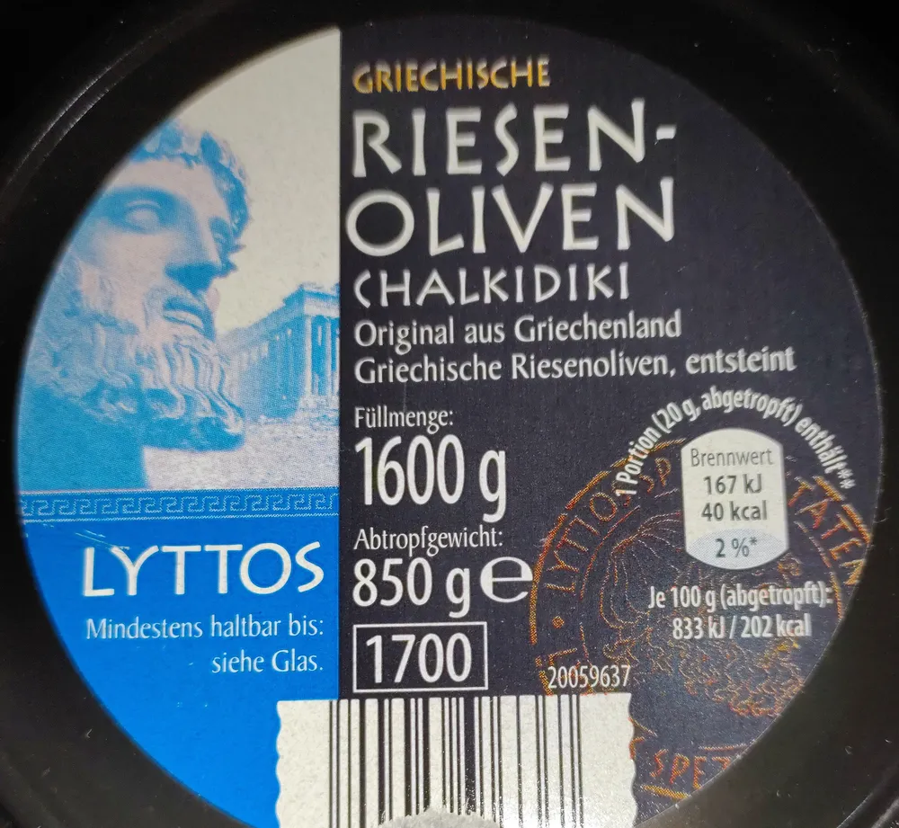 Griechische Riesen-Oliven