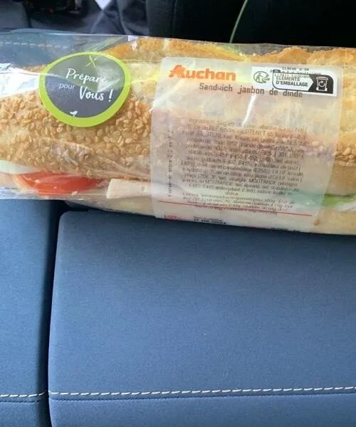 Sandwich jamon de dinde