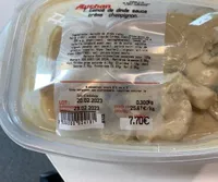 Emincé de dinde aux champignons