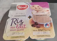 Riz au lait rhum