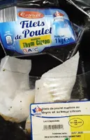 Filet poulet marinés thym saveur citron