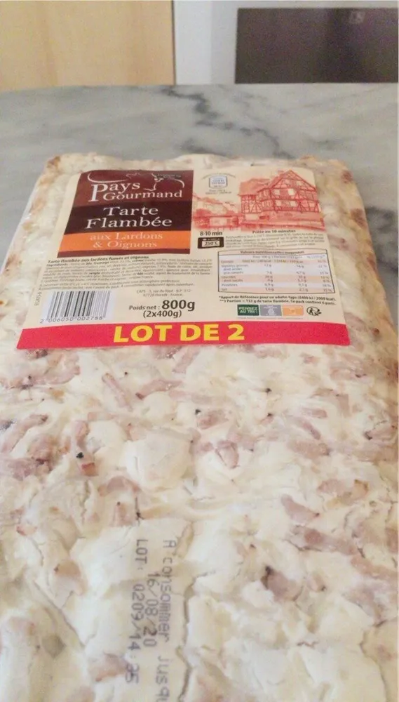 Tarte frambée