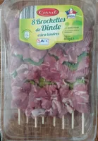 8 brochettes de dinde