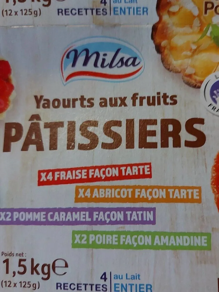Yaourts pâtissiers