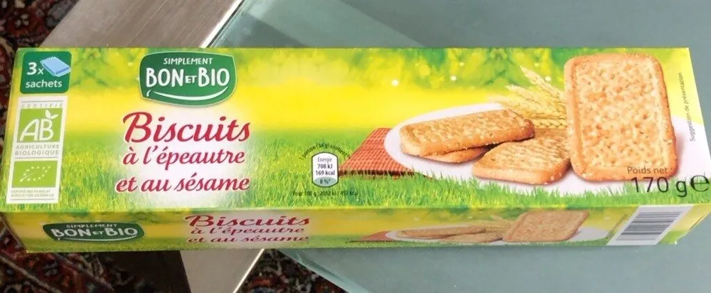 Biscuits à l’epeautre et au sesame