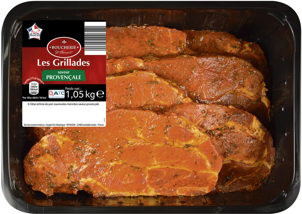Côtes échine Saveur provençale