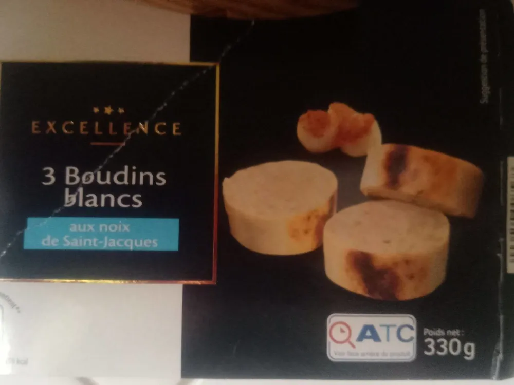 Boudin blanc aux noix de St Jacques