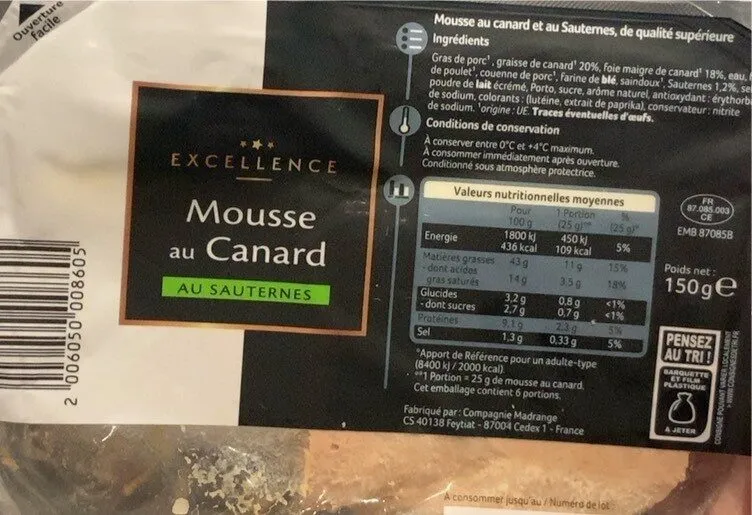 Mousse de canard