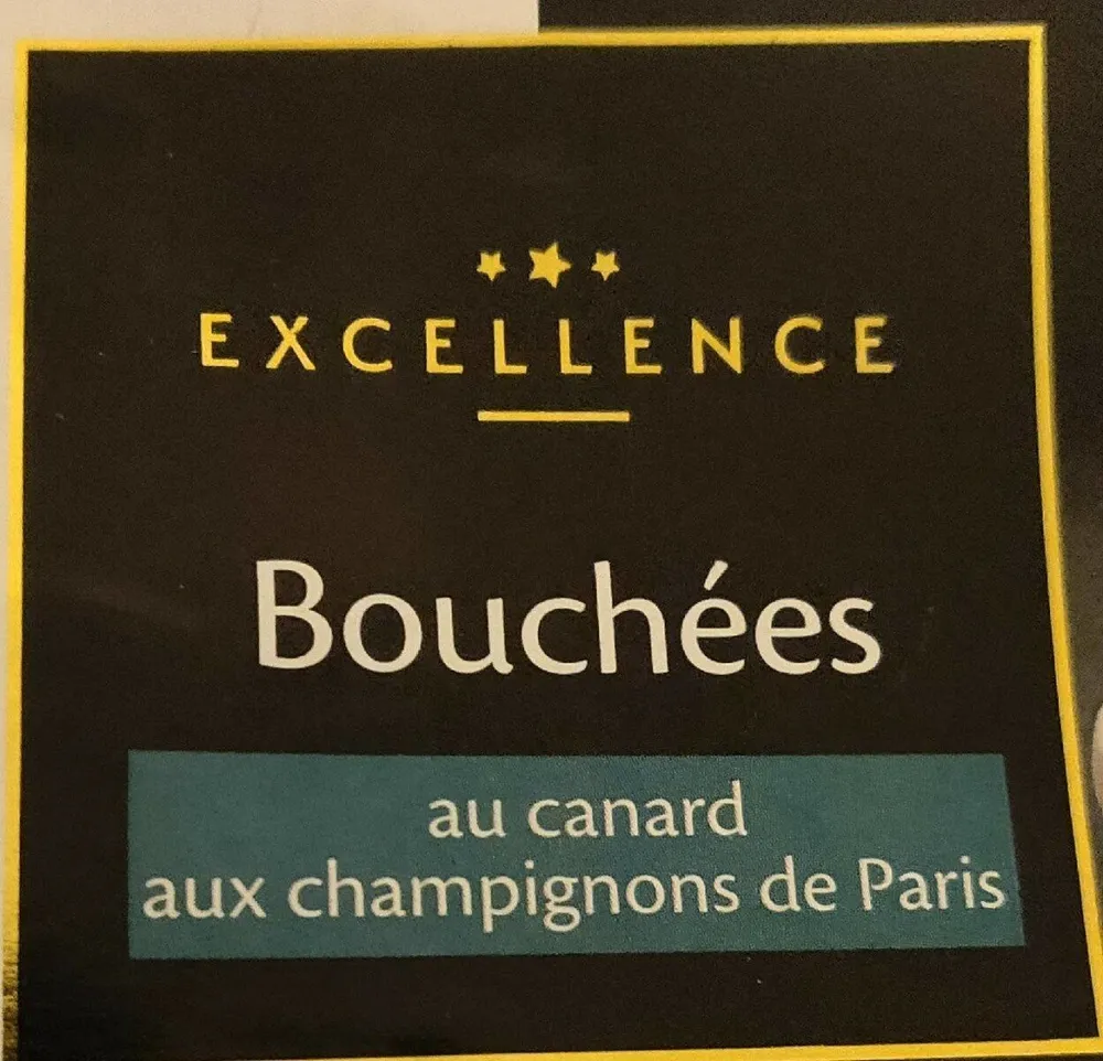 Bouchées au Canard et champignons de Paris