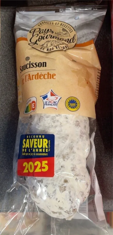 Saucisson de l’Ardèche IGP