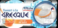 Yaourt à la grecque sur lit de miel