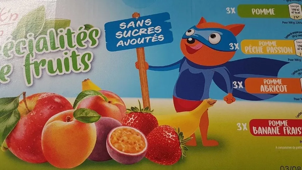 Spécialités de fruit