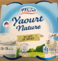 Yaourt nature lait brebis