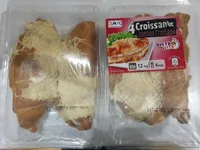 4 croissants jambon fromage