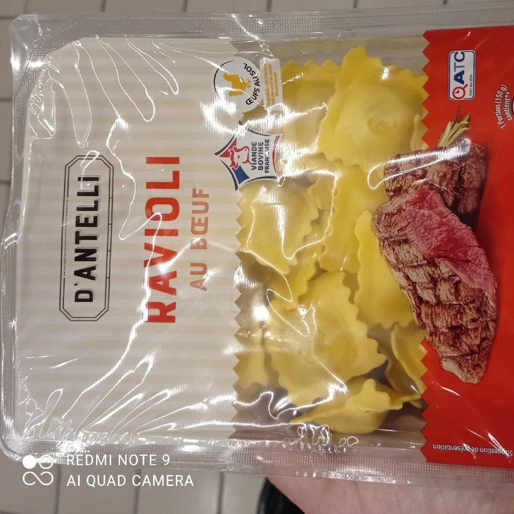 Ravioli au bœuf