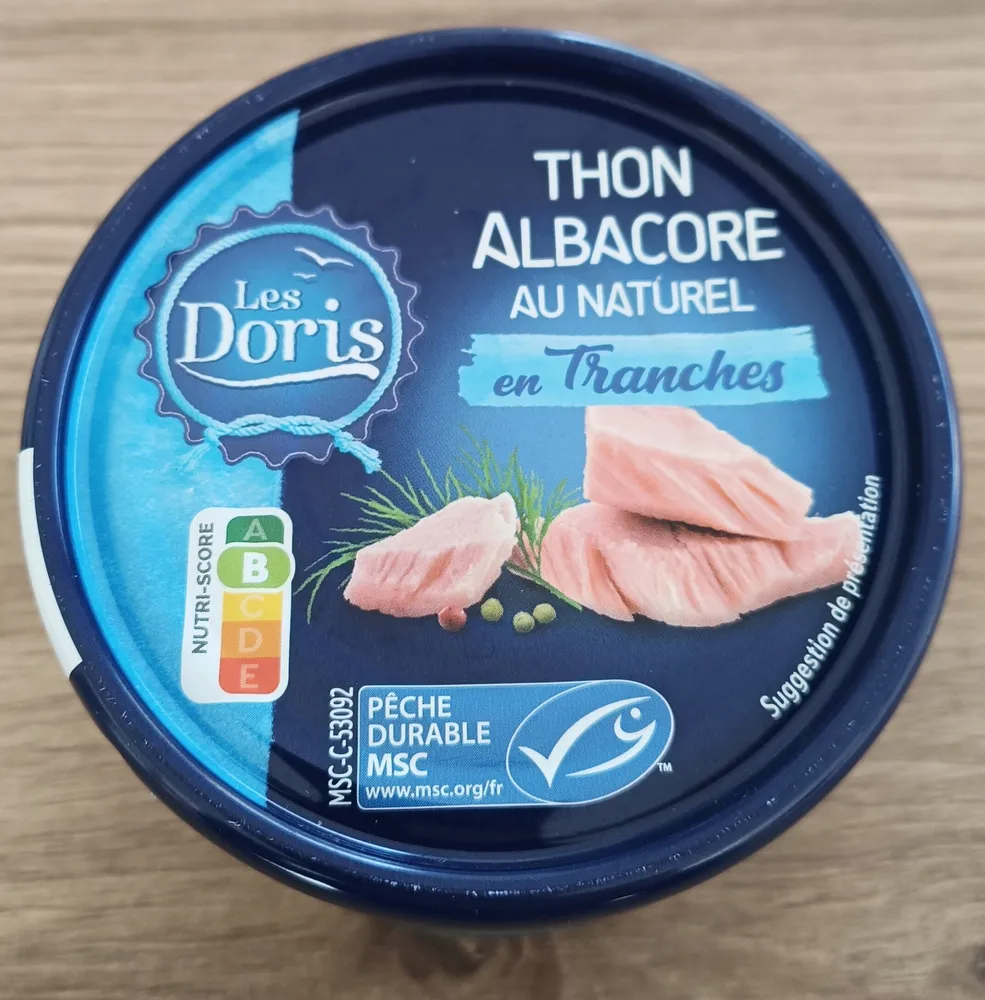 Thon Albacore au naturel en tranches