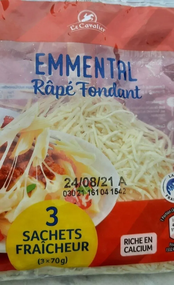 Emmental râpé fondant