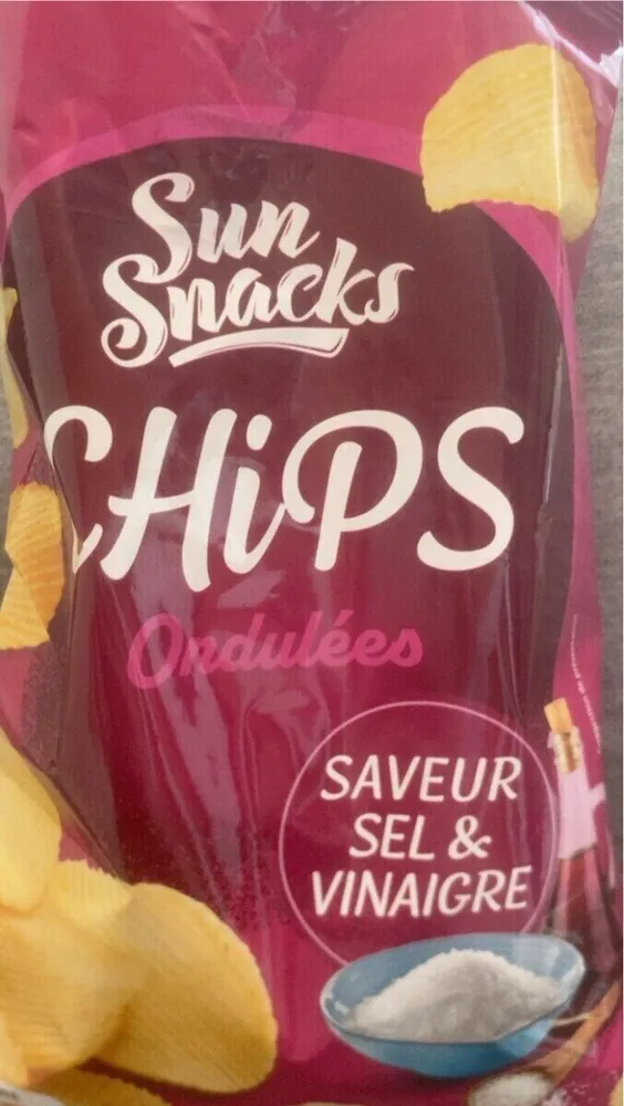 Chips ondulées saveur poulet