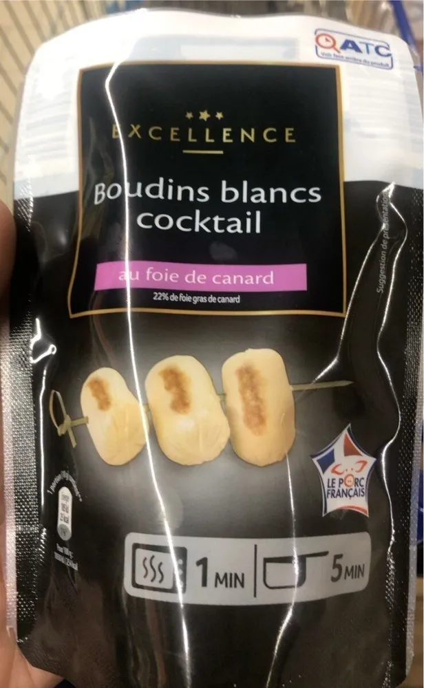Boudin blanc cocktail