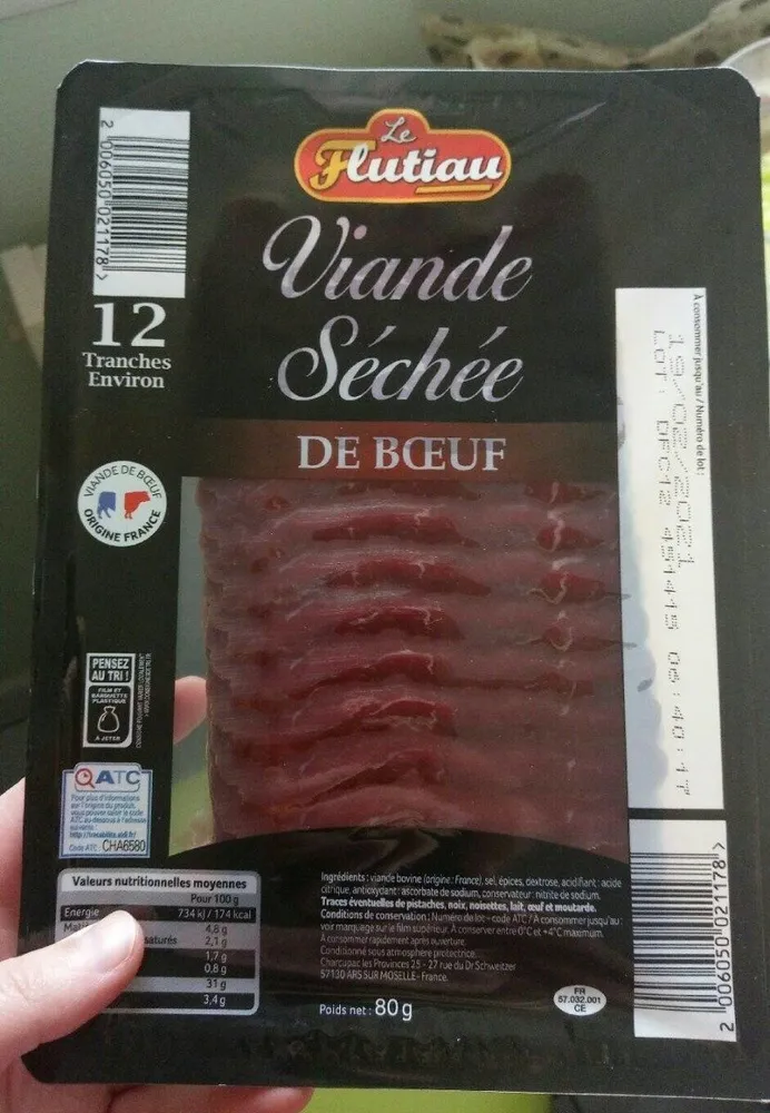 Viande séchée de boeuf