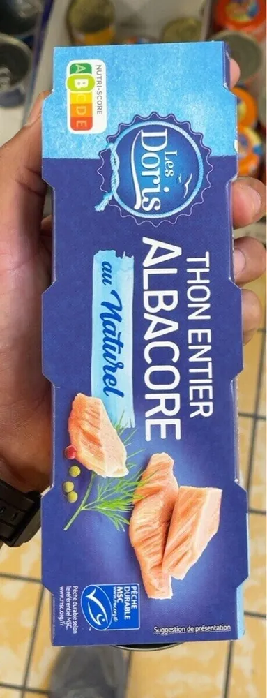 Thon entier albacore naturel