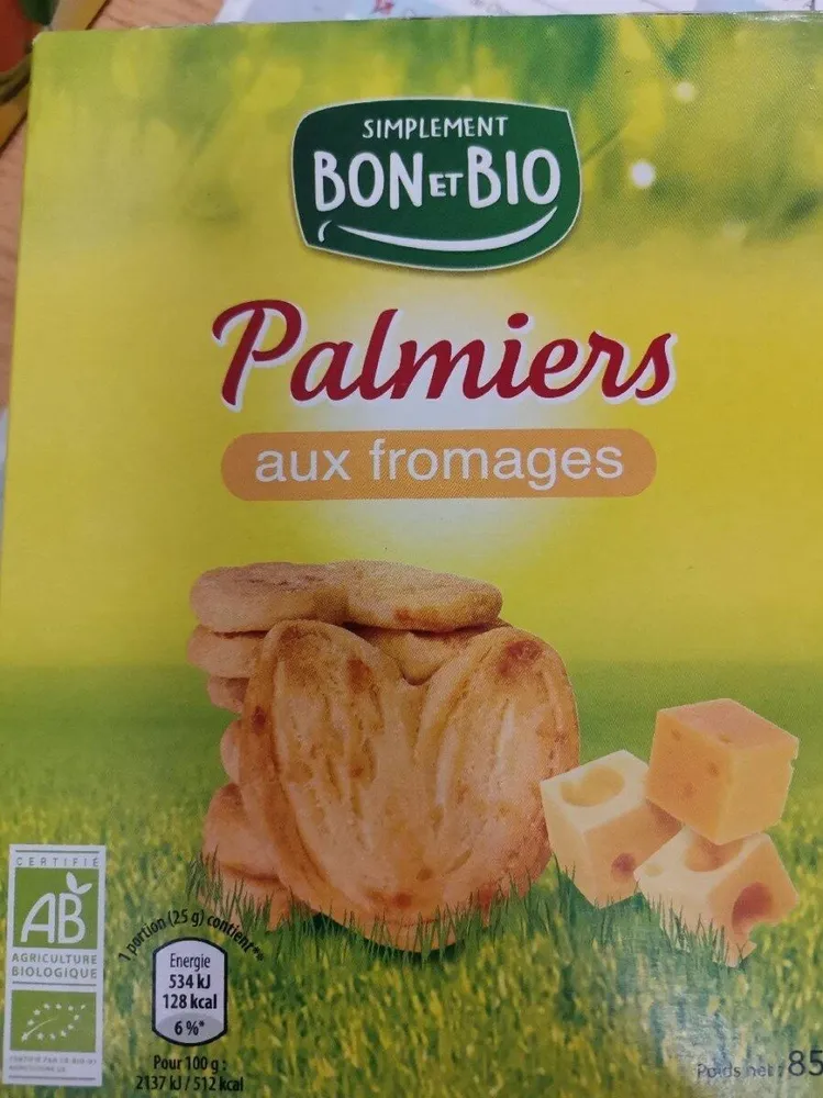 Palmiers aux fromages