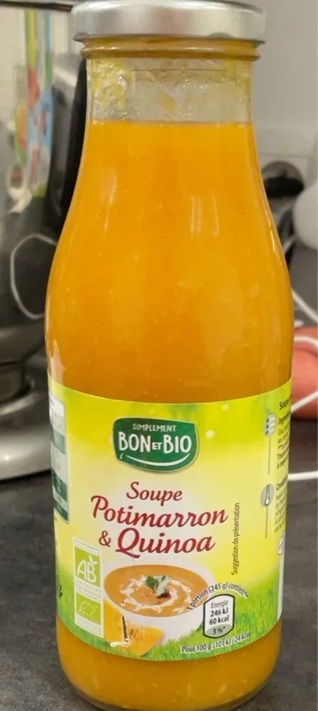 Soupe potimarron et quinoa