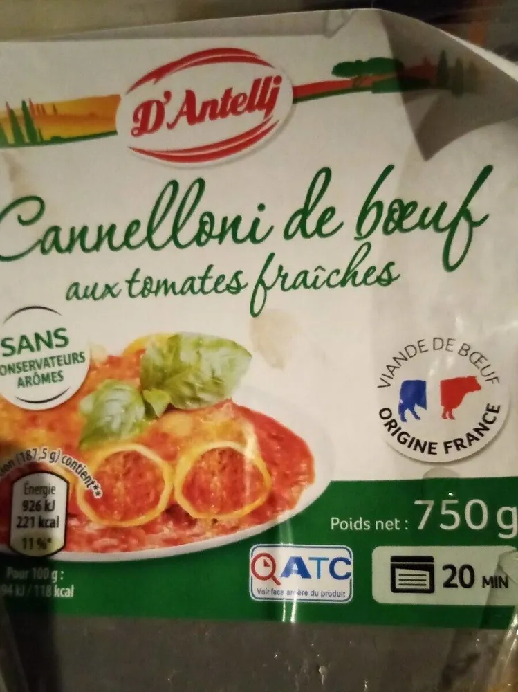 Cannelloni de bœuf aux tomates fraîches