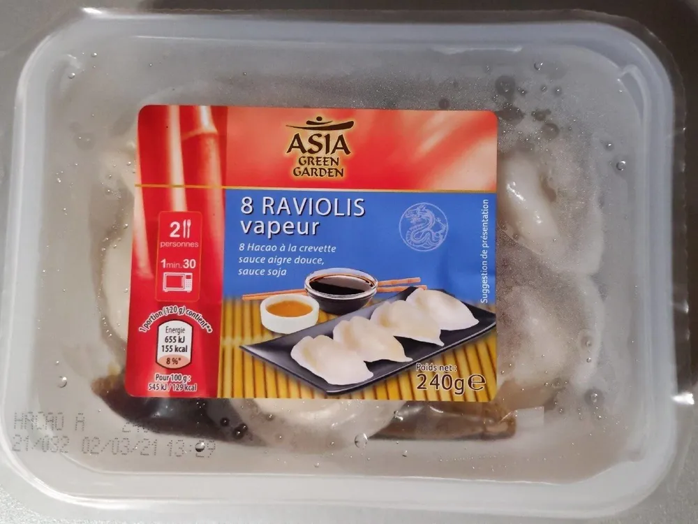 Raviolis vapeur
