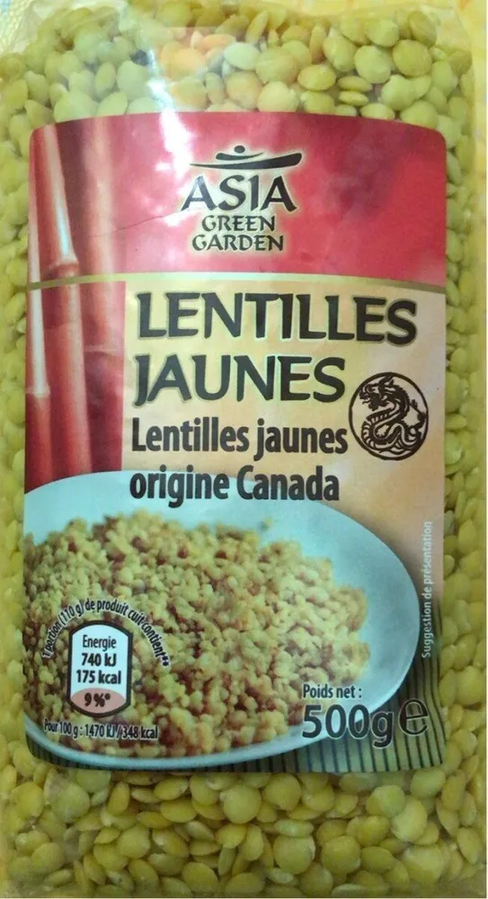 Lentilles jaunes