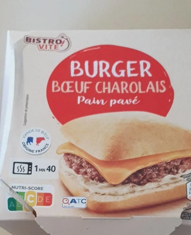 burger bœuf Charolais