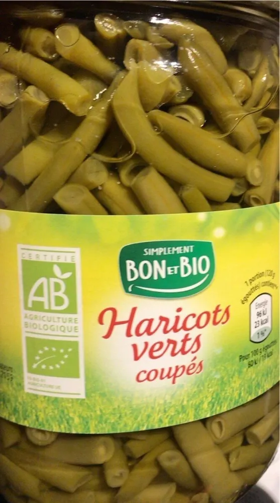 Haricots verts coupés