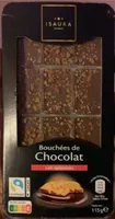 Bouchées de chocolat lait spéculos
