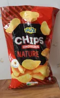 Chips ondulées nature