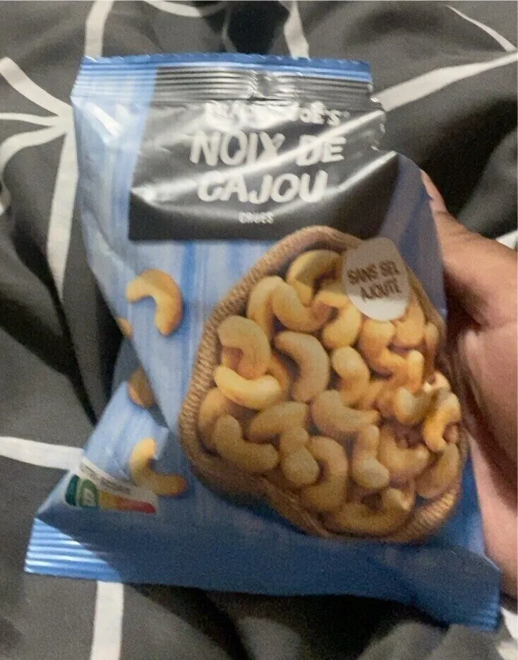 Noix de cajou crues sans sel ajouté
