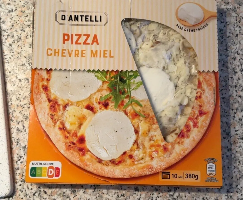 Pizza chèvre miel