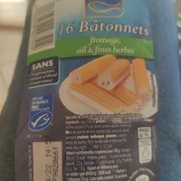 16 bâtonnets fromage ail et fines herbes
