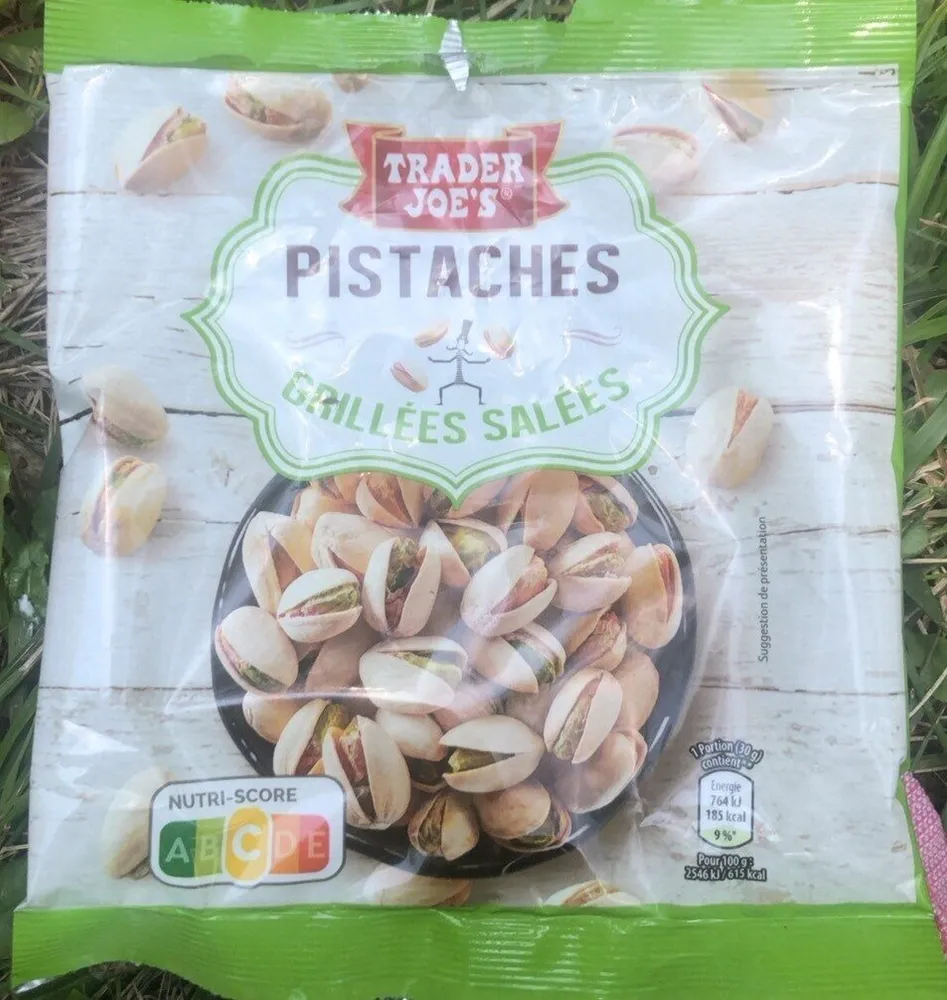 Pistaches grillées salées