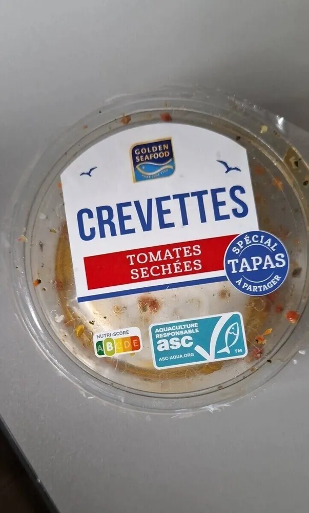 Crevettes tomates séchées