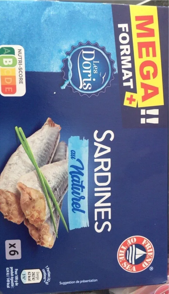 Sardines au naturel