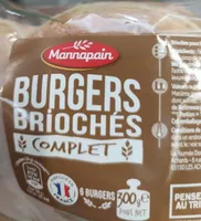 Burgers briochés complet