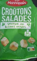 Croutons salade ail et fines herbes