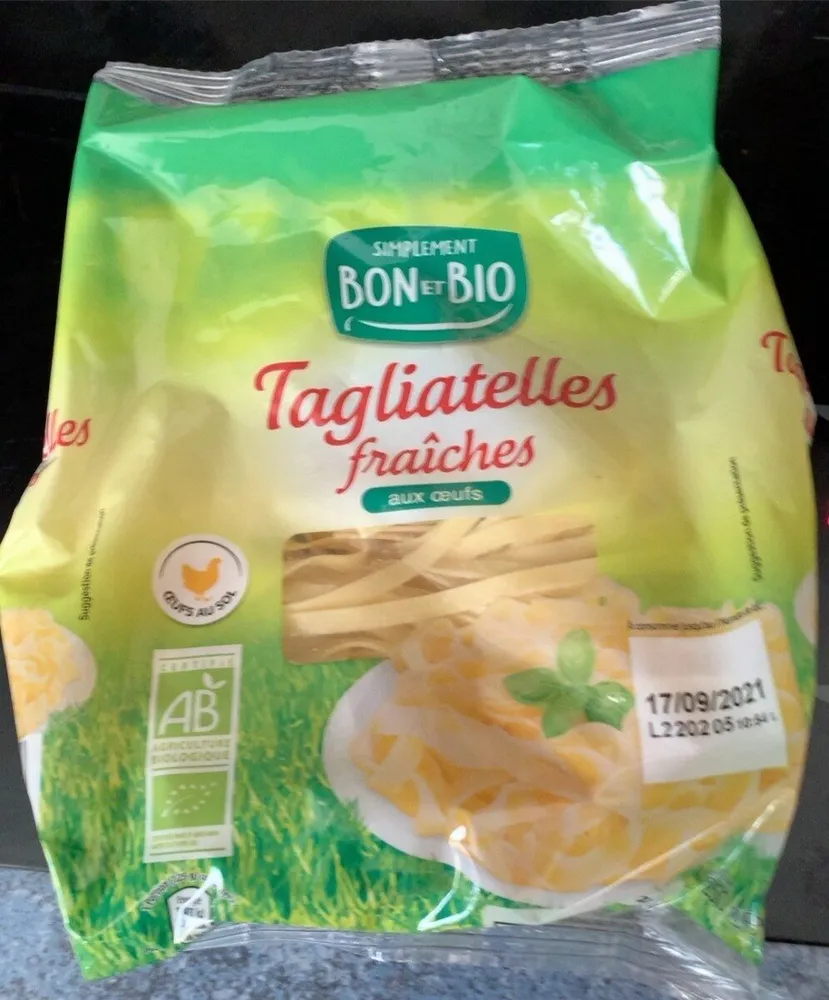 Tagliatelles fraiches aux oeufs