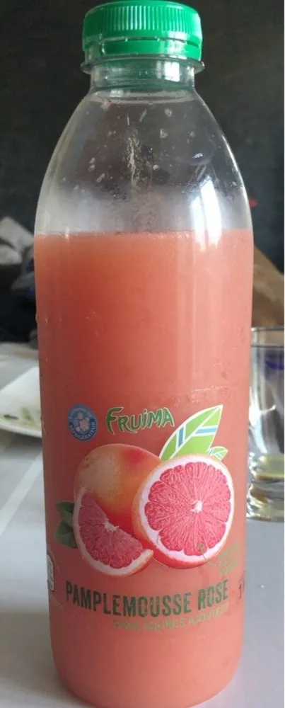 100% Pur Jus de pamplemousse rose
