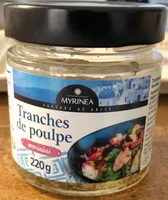 Tranches de poulpe